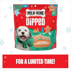Milk-Bone biscuit saveur gingembre croustillant pour chien.