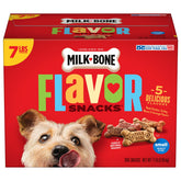 Milk-Bone Friandises Saveurs dans une boîte de 7 lb, biscuits croquants pour chien