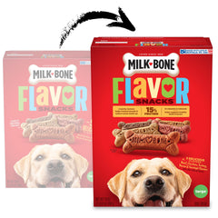 Milk-Bone Flavor Snacks saveur boeuf: friandise savoureuse pour chien gourmand.