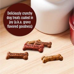 Milk-Bone GravyBones biscuit enrobé sauce foie, goût délicat.