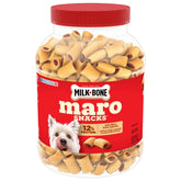Friandises Milk-Bone MaroSnacks dans une boîte 40 oz, récompense pratique pour l'entraînement.