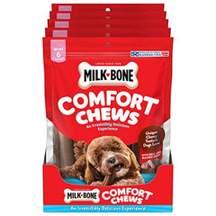 Milk-Bone Mini Comfort Chews – boeuf réel goût satisfaisant et appétissant.