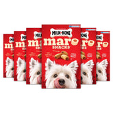 Milk-Bone MaroSnacks emballage ensemble, pratique pour six paquets.