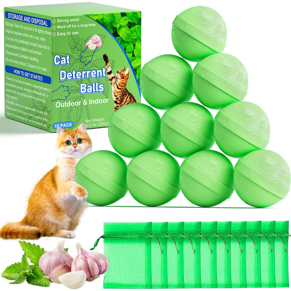 Mimo Style deterrent chat exterieur menthe: éloigne les chats du jardin en toute sécurité.