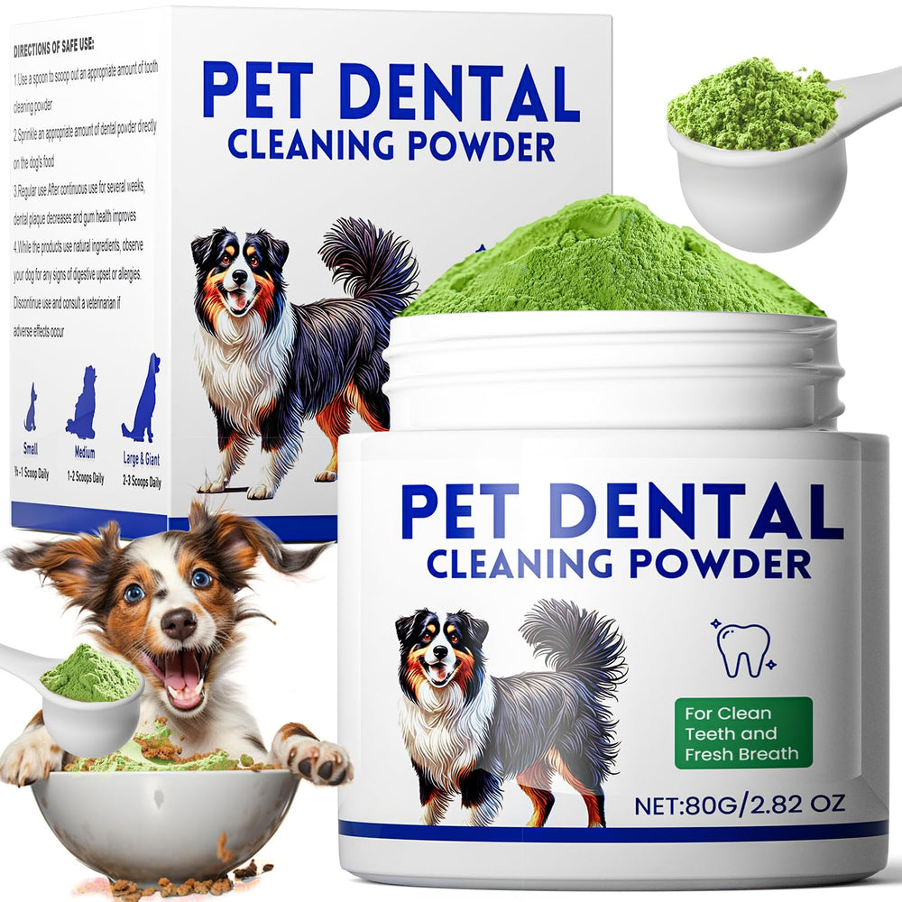 Mimo Style Poudre Dentaire Chien Tartre — dents plus propres.