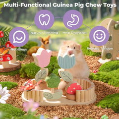 mini&moe - formule fibreuse: soutien la digestion et friandises pour petits animaux.