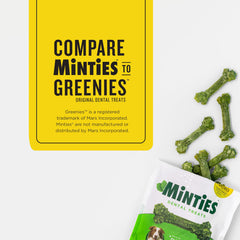 Minties os dentaires chien, nettoyage des dents pendant la mastication