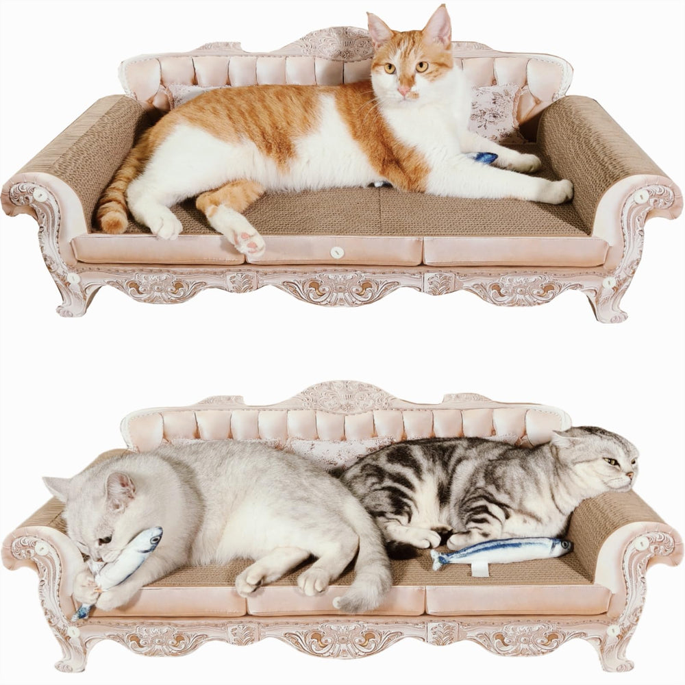 miwoowim canape-grattoir-chat grand-format offre un espace de grattage généreux.
