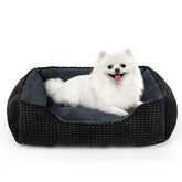 MIXJOY lit chien rectangle moyen, vue avant, confort repos assuré