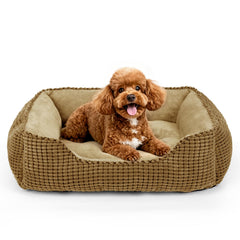 Lit orthopédique MIXJOY rectangulaire offrant un soutien doux pour les chiens.