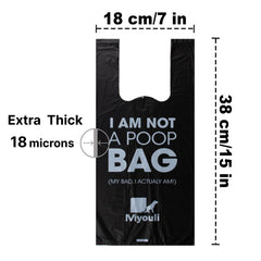 Détail des sacs Miyouli épais, sécurité anti-fuite.