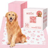 MIZOK tapis chiots rose fleurs cerisier 36x36, parfait pour l interieur.