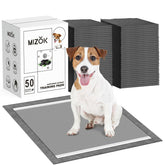 Mizok Tapis-pipi 23x24 pour chien, absorption fiable jusqu'à 4 tasses.