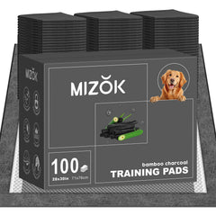 Tapis sanitaire MIZOK pour chien, charbon absorbant et contrôle d'odeur