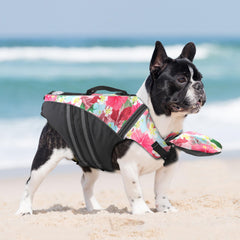 Gilet Mklhgty avec visibilite elevée et bandes réfléchissantes pour repérer le chien.