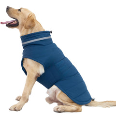 Mklhgty manteau chien imperméable bleu XL, chaleur et protection contre la pluie.