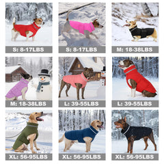 Col haut ajustable Mklhgty pour chien lilas, ajustement confortable et protection contre le vent