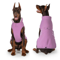 Mklhgty manteau chien passe harnais arriere: attache sûre sans enlever le manteau