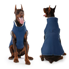 Mklhgty manteau chien à fermeture velcro cou et ventre pour ajustement facile.