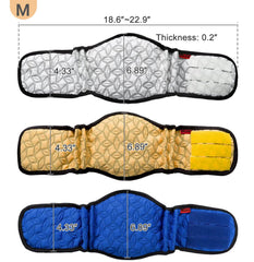Bandes ventrales Mkono ajustables pour chien mâle, confort autour de la taille.