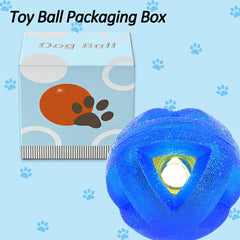Balle-distributeur friandises Mnubsrva bleu, permet un repas plus lent et motivant.