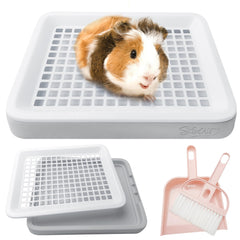 Moan&Miao Toilette petit animal grille amovible simplifie le nettoyage.