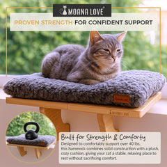 Hamac de fenetre Moana Love confort espace cosy en hauteur