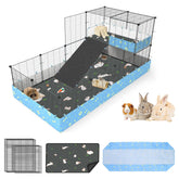 MODESLAB cage cobaye 2 etages offre espace spacieux.