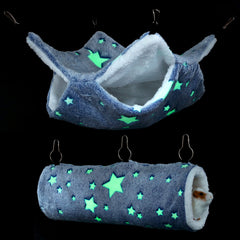 Mogoko hamac noctilucent lumineux pour un repos confortable dans la cage.