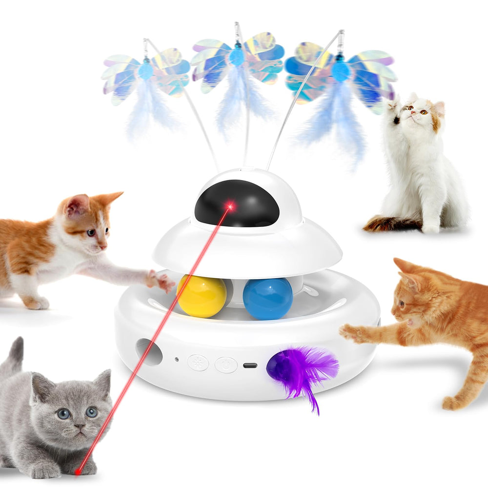 MOHAYA papillon battant: jouet interactif pour stimuler l’activité féline.
