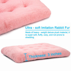 MOIRIG coussin lit kennel rose, douceur et soutien.