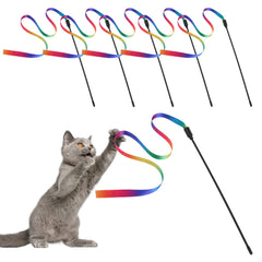 Molain baguette chat interactif stimule l instinct de poursuite et l activité physique