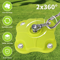 Rotation 360° MOLANZ pour prévenir les enchevêtrements lors des activités.