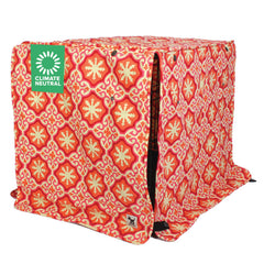 Housse Molly Mutt pour caisse chien Papillon offrant intimité et confort.