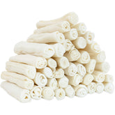 MON2SUN rouleaux de cuir brut twist pour chiots et petits chiens.