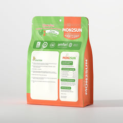 MON2SUN produit sans colorants artificiels et sans additifs inutiles.