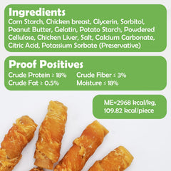 MON2SUN sans rawhide – friandises digestes et faciles à mâcher