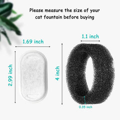 Filtre Monsin 101oz/3L pour fontaine inox, compatibilité étendue.