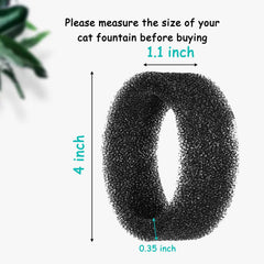 Filtre Monsin pour fontaine chat en acier, capacité 101oz, hydratation régulière.