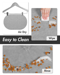 MontVoo tapis anti-glisse pour nourriture, stabilité pendant les repas.
