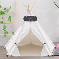 Tissu coton respirant Mooipet Tepee pour intérieur et extérieur.