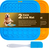 MooonGem tapis de léchage chien 2 pièces ralenti l'alimentation