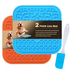 MooonGem Tapis lècheur avec ventouses fixé sur une surface lisse, pour un repas plus lent