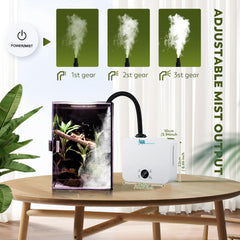 Moongiantgo humidificateur avec 3 niveaux de brouillard précis