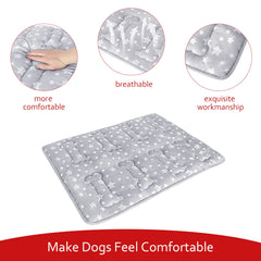 Moonsea Tapis Caisse Chien Texture Douce: surface agréable pour se reposer.