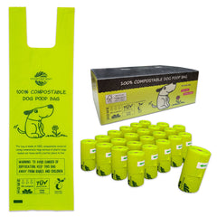 moonygreen sacs-poubelle chien avec manche, pratique et propre pour chaque promenade.