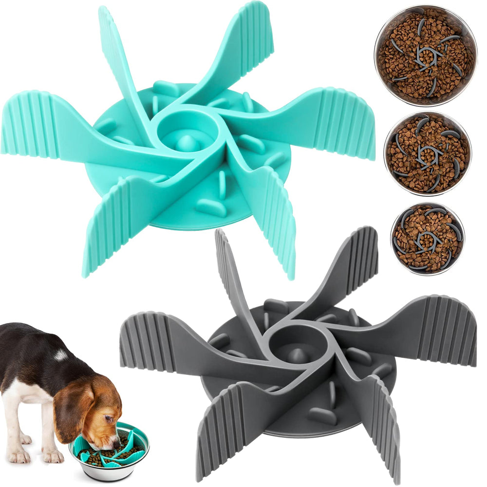 MooonGem slow feeder insert dans bol chien, ralentit l’alimentation pour une dégustation plus sereine.