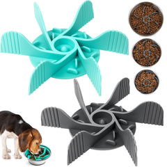 MooonGem slow feeder insert dans bol chien, ralentit l’alimentation pour une dégustation plus sereine.