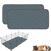 Mooydee: deux tapis-litière pour cobaye en cage, absorbants et réutilisables pour plus de propreté.