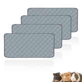 Mooydee tapis cage lavables ensemble 4 pièces pour cobayes, propreté du sol.